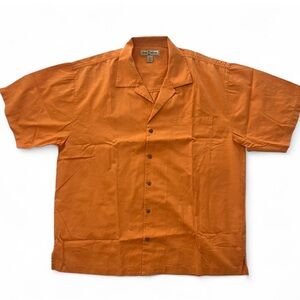 Tommy Bahama Men's Orange Casual Shirt
